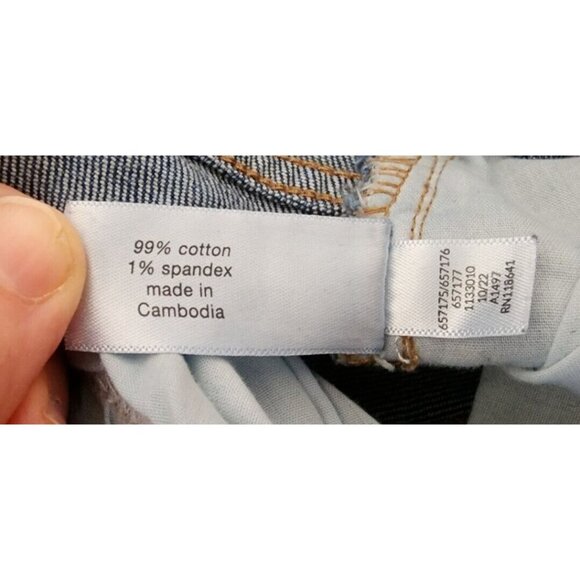 LANE BRYANT Womens Size 14 Distressed Signature Fit Mid Rise Flex Skinny Jeans - Picture 14 of 16